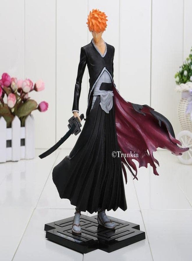 Trunkin Bleach Ichigo Kurosaki Polyvinyl Chloride Action Figure Anime Figure - Heaven Locks The Moon 8.2 Inches Action Figure | Pvc Collectible Weeb Manga Toy 21 cms Figurine Anime,Black - Image 5